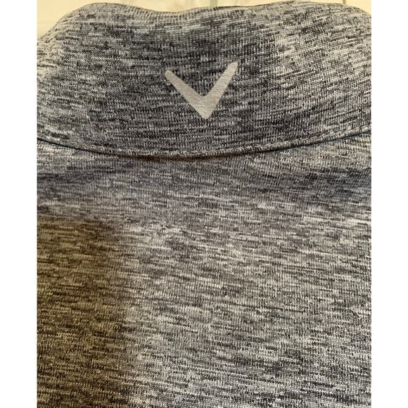 Callaway golf polo gray size large snap front - Picture 4 of 6